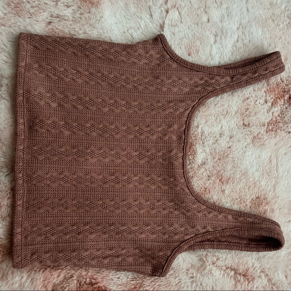 Forever 21 pink crop top size L in womens